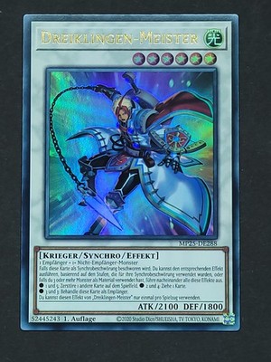  Dreiklingen-Meister  MP25-DE288   Yu-Gi-Oh!   Ultra Rare   Near Mint   Deutsch