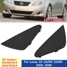 2Pcs Front Bumper Fog Light Cover Trim Bezel Cap For Lexus IS250 IS350 2006-2008