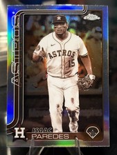 2025 Topps Chrome Update Series - Isaac Paredes #USC29 Sepia Refractor