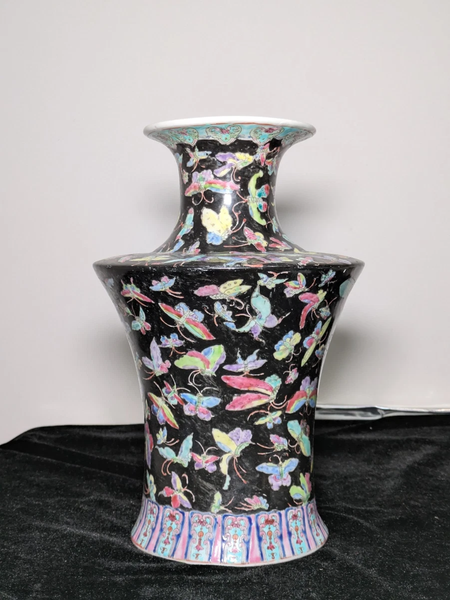 中国蝴蝶花瓶中国古董花瓶| eBay