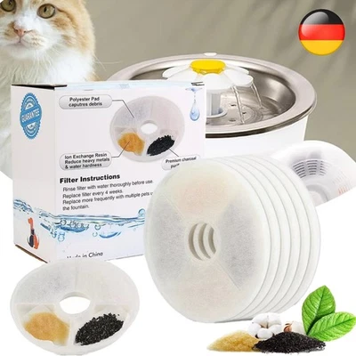 ANIMONDA 6/8er Profi Filter Haustier Katzen Wasserspender Trinkbrunnen Ersatzfilter Neu