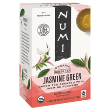 Numi Monkey King Jasmine Green Tea Bags 18 Count Certified Organic