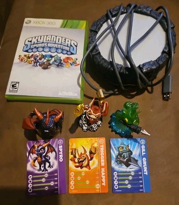 Skylanders Spyro's Adventure Bundle - Game and Characters Original Game contents