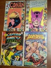 Marvel Vintage Lot, Cap America #142, Daredevil #119, 25TH CVRS, low Grade