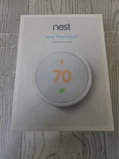 New Nest Thermostat E Programmable Thermostat Still Sealed - White