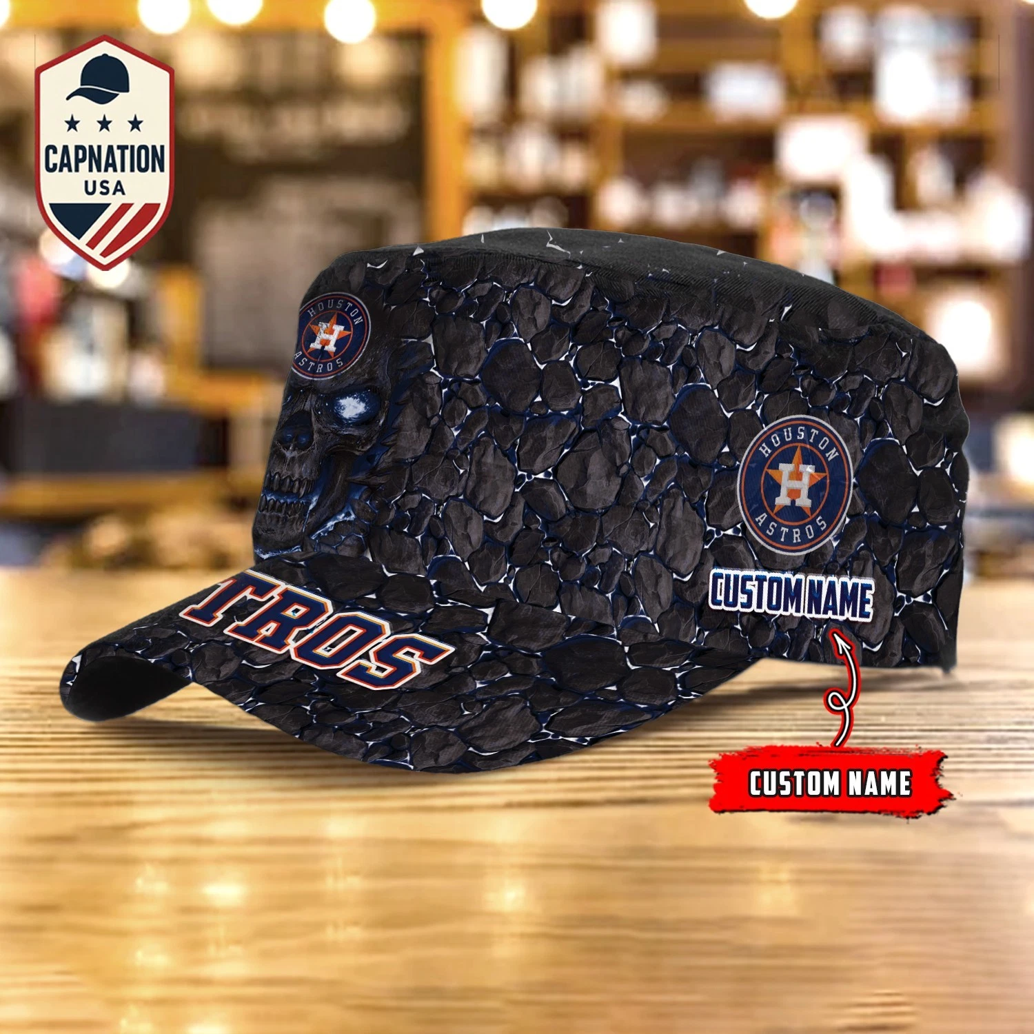 Houston-Astros Military Cap
