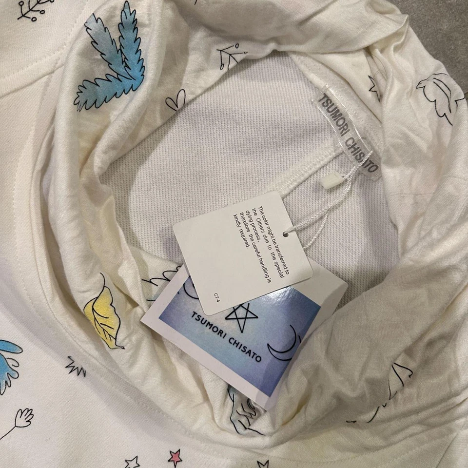 Mini Vestido Tsumori Chisato Caprichoso Ilustrado Nuevo con Etiquetas Foto 2 de 4