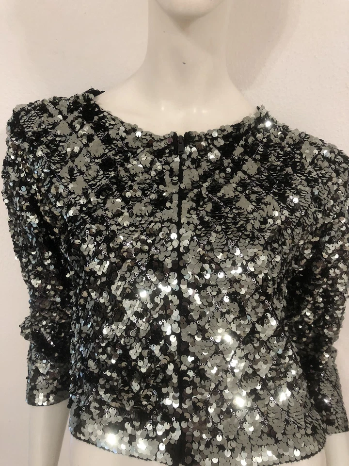 MARC by MARC JACOBS Giacca leggera paillettes Tg S - Immagine 2 di 4