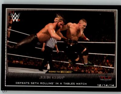 2015 WWE Road to Wrestlemania #67 John Cena | eBay