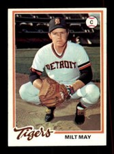 1978 Topps #176 Milt May EXMT/EXMT+ Tigers 205241