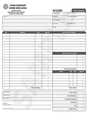 100 Custom Invoice / Sales Receipt / Estimate / Quote / Proposal Carbonless Form