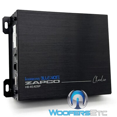 ZAPCO HB-46-ADSP CAR 6-CHANNEL DSP 15 BANDS EQ BLUETOOTH 4-CHANNEL