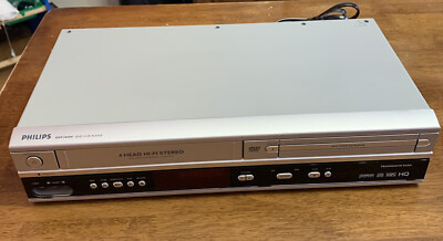 Philips DVD VCR Combo DVP3050V/37 4-Head Hi-Fi Stereo No Remote Tested Working