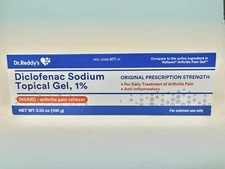 Generic Arthritis Pain Diclofnac Gel 1% 100grams  Box Exp 11/2026