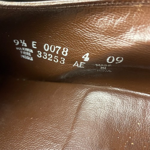Florsheim Designer Collection Shoes Mens 9.5 E Heels Dress Slip On Oxfords Brown - Picture 12 of 12