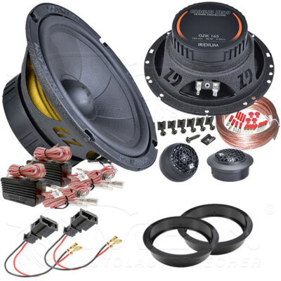 GROUND ZERO LAUTSPRECHER für AUDI A4 B8 / 8K 2007-2015 Front Vorn Tür 150W #AJ0O
