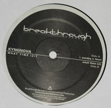 KYNG NOVA what time izit / sunday / feori 12" RECORD BREAKS DJ BREAKBEAT  