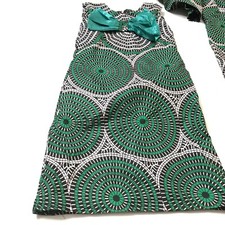 Girls Size 5 Dress Handmade African Print Ankara A-Line Flare Sleeveless Ethnic