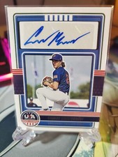 2023 USA Stars & Stripes CARSON MONTGOMERY BLUE FOIL AUTOGRAPH Free Shipping