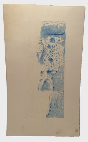 STEVE POMEROY 1986 ABSTRACT MODERNIST FIGURE WITH PORTRAIT STUDY COLORED ETCHING - Afbeelding 13 van 14