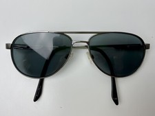 Vintage Stetson Zyloware 058 Aviator Eyeglasses Frames Glasses Gunmetal Gray