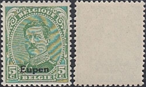 Deutschland 1920 - IWW - Belgien Occup (Eupen) - postfrisch. Mi Nr.: 3A II. Typ II.(EB) AR-00825 - Bild 1 von 1