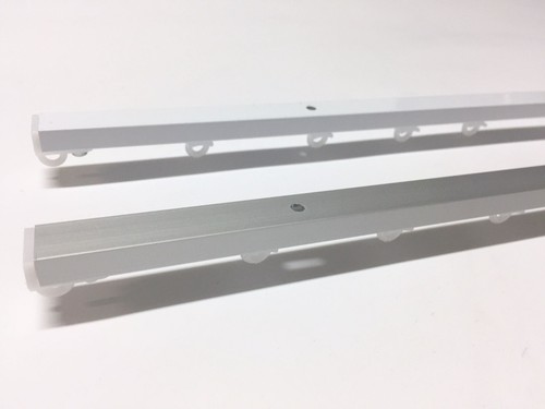 Bastone tenda a soffitto in Alluminio bianco asta scorritenda binario per tende - Foto 12 di 12