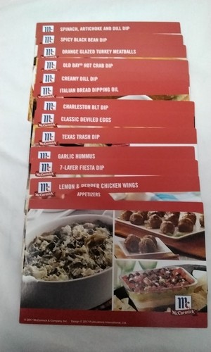 Mc Cormick Recipe Card Collection with Tin Hinged Lid & Recipe Cards 2020 - Picture 5 of 11