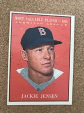 1959 TOPPS   #476 Jackie Jensen AL Most Valuable Player