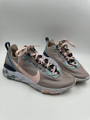 Nike React Element 55 Pumice Pink Sneakers Shoes CK0834-200 sz 9
