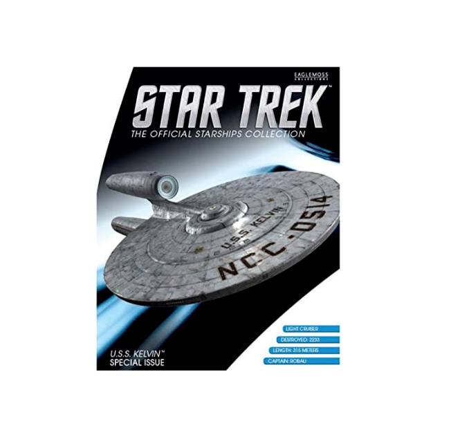 Eaglemoss Enterprise Star Trek USS Kelvin Spacecraft 2009 Movie