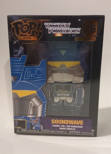 Funko Loungefly Grande POP! Pin esmaltado - Soundwave - TRANSFORMERS: SOUNDWAVE #16 - Imagen 1 de 8
