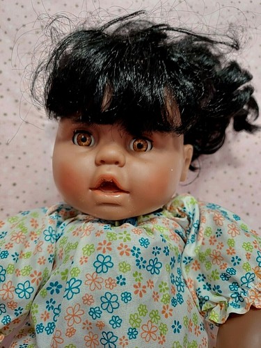 Vintage Lissi Doll Black African American Baby 21” Made In Germany - Picture 4 of 11