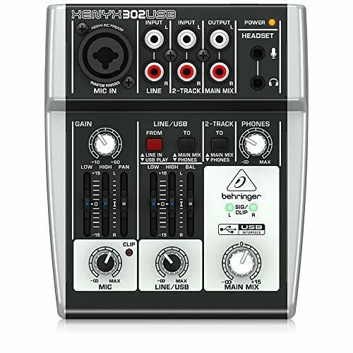 Behringer Pro-Audio Mixer mit Phantomspeisung