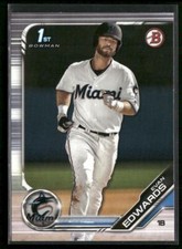 2019 Bowman Draft #BD-168 Evan Edwards
