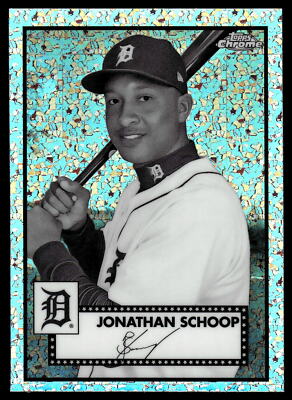 2021 Topps Chrome Platinum Anniversary Jonathan Schoop Black & White  #388