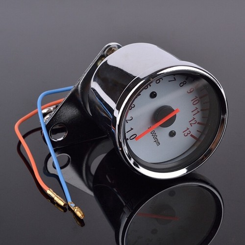 12V Motorcycle Modified Speedometer Tachometer Gauge Meter - Picture 2 of 8