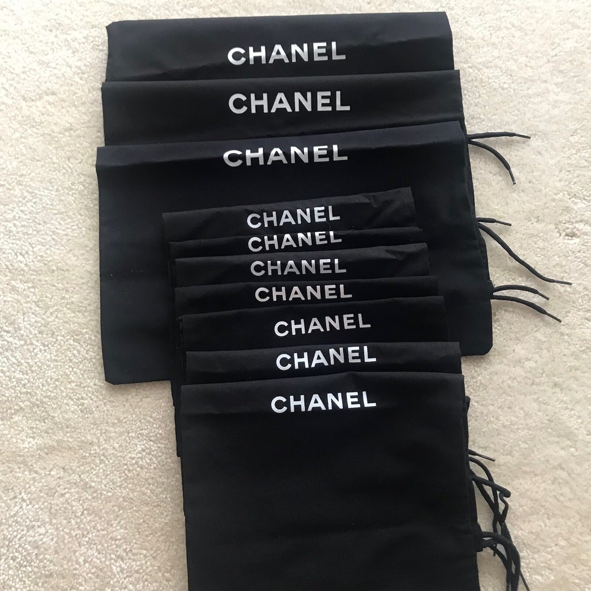 ABAM　CHANEL　ダストバッグ　157 10 Chanel dust bag All New Black JAPAN | eBay