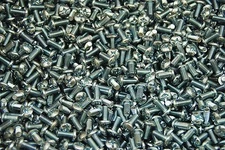 (750) Combo Drive 12-24 x 1/2 Slotted Phillips Pan Head Machine Screws #12 Zinc