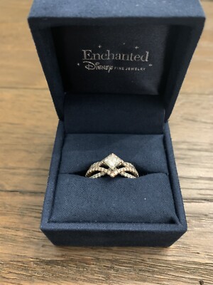Enchanted Disney Aurora Ring Enchanted Disney 14K White And Rose