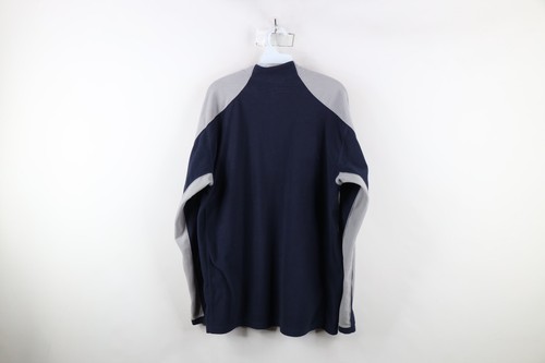 Vintage The North Face Mens Large Distressed Spell Out Half Zip Fleece Sweater - Picture 16 of 18