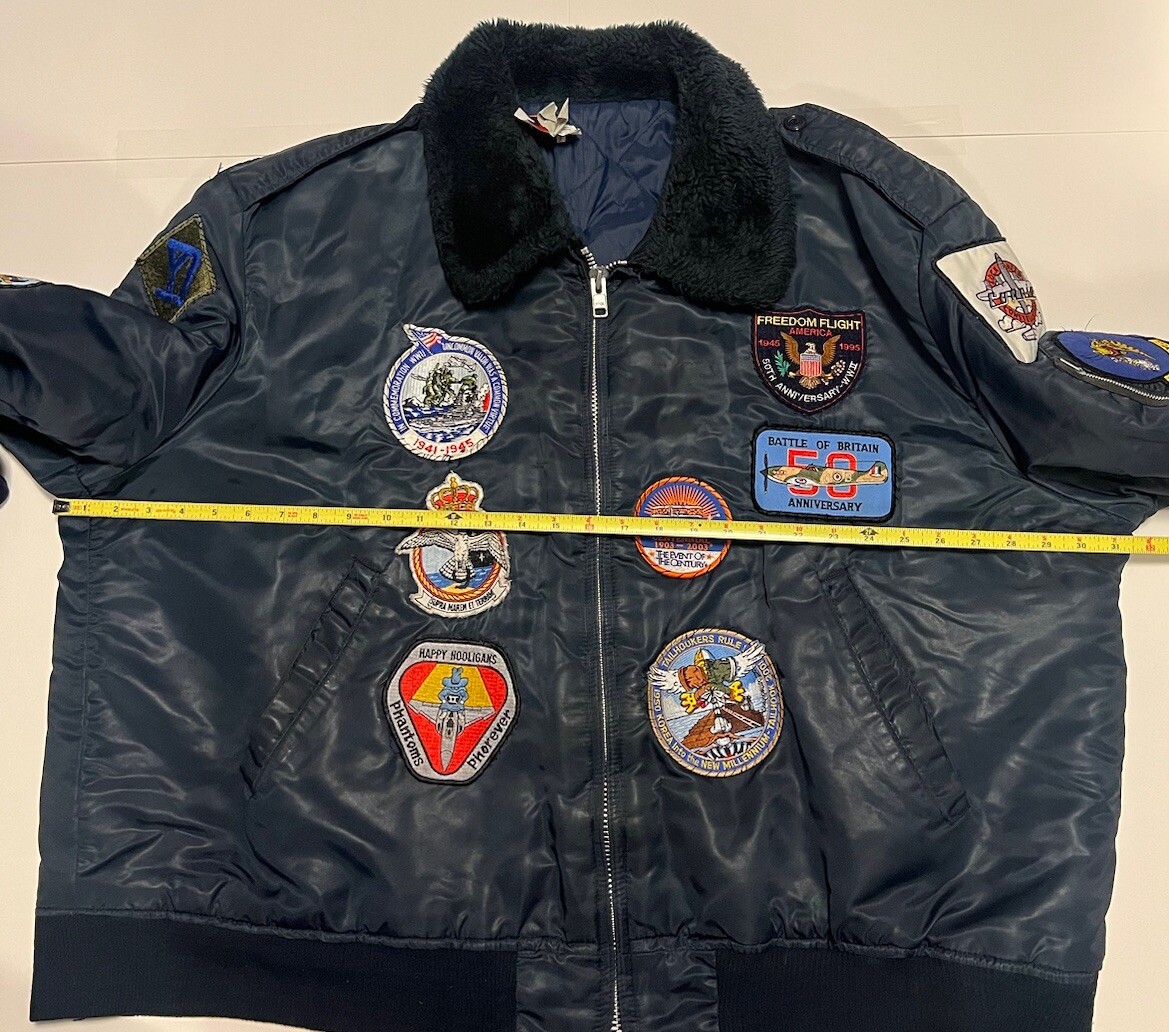 り*ー様 90s MA-1 flight military blouson ja Vintage 90s Plus One Reversible Military Bomber Flight