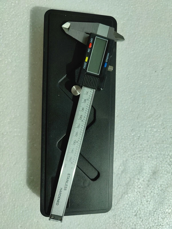 LED Digital Messschieber Messschieber 6" 150mm CNC Elektronische Mikrometer Lineal Messgerät Meter - Bild 4 von 4