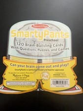 Melissa  Doug Smarty Pants Preschool 120 Brain Building Educational Cards 4K 5K