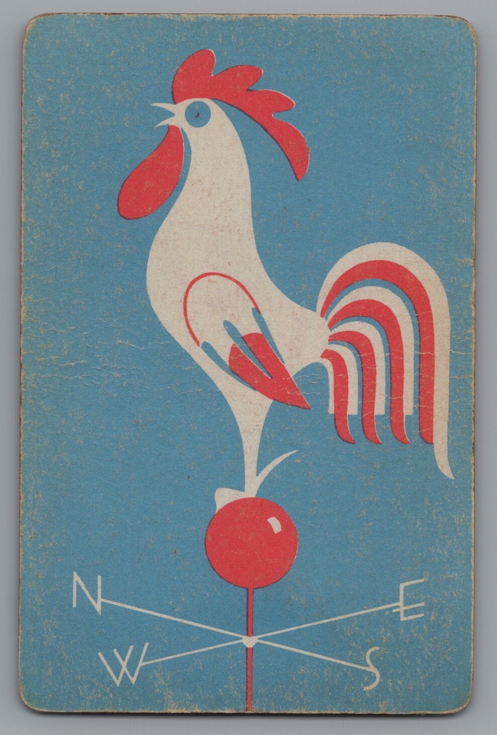 S) ONE Single Swap Playing Card Artistic King Of Spades Artistic Birds Vintage