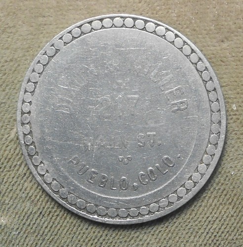Pueblo, Colo., Dixon & Miller, 217 Main St. // Good For 25c In Trade. Aluminum, - 第 1/2 張圖片