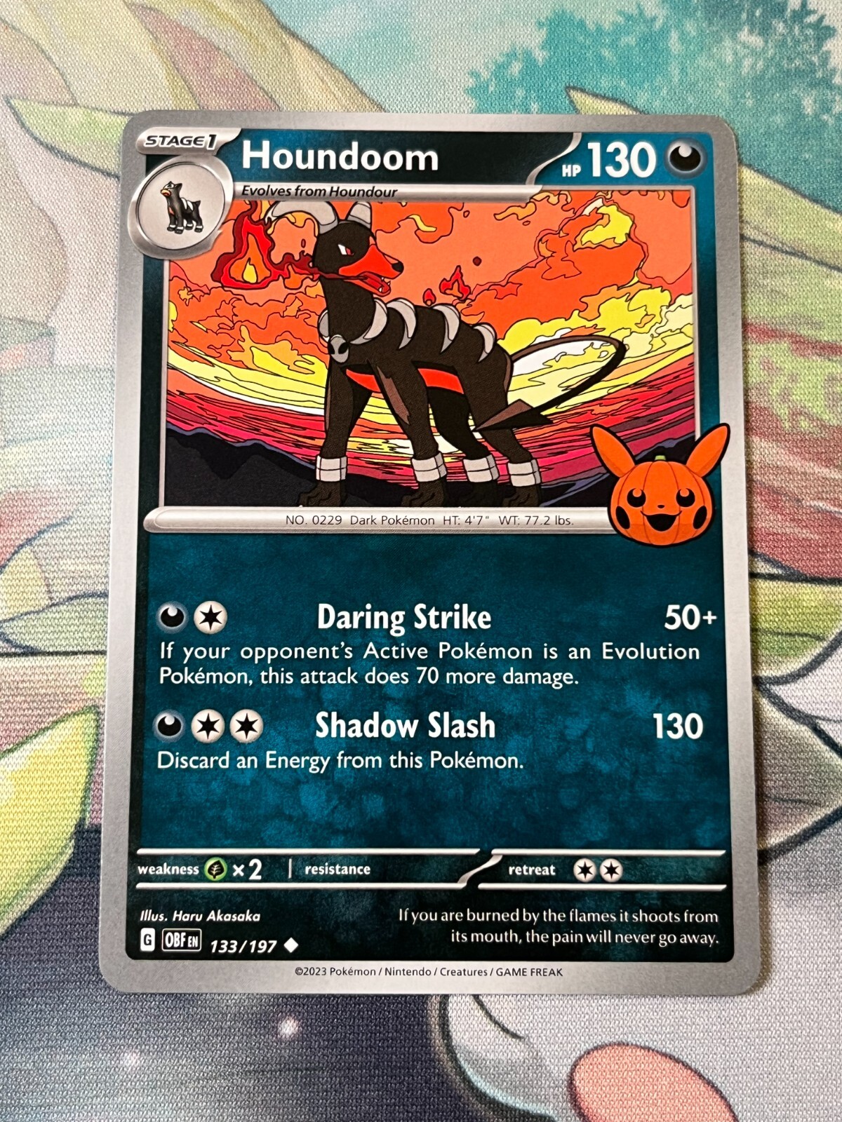 Pokemon Card TCG - Houndoom - Trick or Trade 2024 - 133/197 - Holo Rare