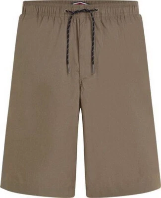 Tommy Hilfiger Brooklyn Po Poplin Short Herren Bermuda Khakigrün Kurze Hose - Bild 1 von 2