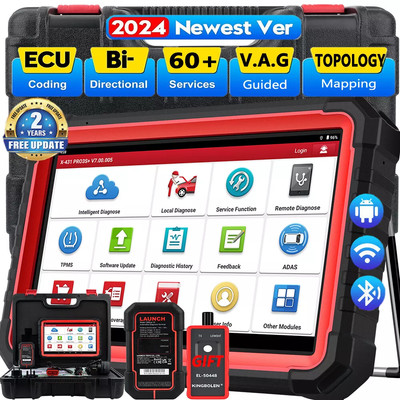 2024 LAUNCH X431 PRO3S+ V+ V5.0 Diagnostic Scanner Tool Key Coding Full Systems