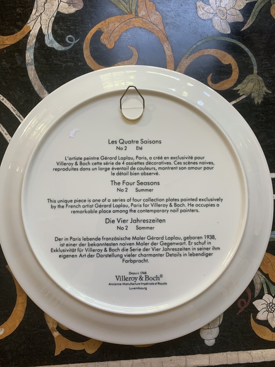 VILLEROY & BOCH THE 4 SEASONS PLATES FULL SET | eBay